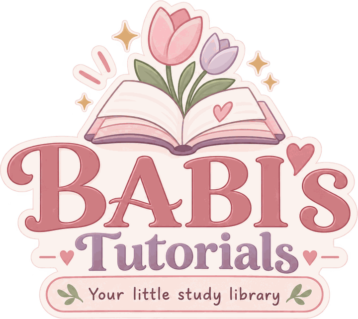 BABI's Tutorials — your little study library